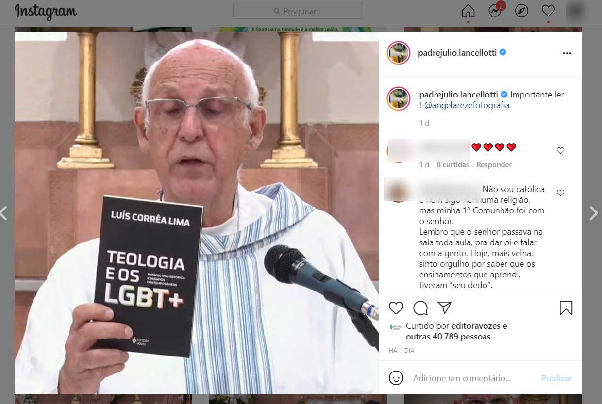 Instagram Padre Lancellotti