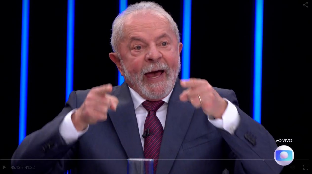 Lula em entrevista no Jornal Nacional